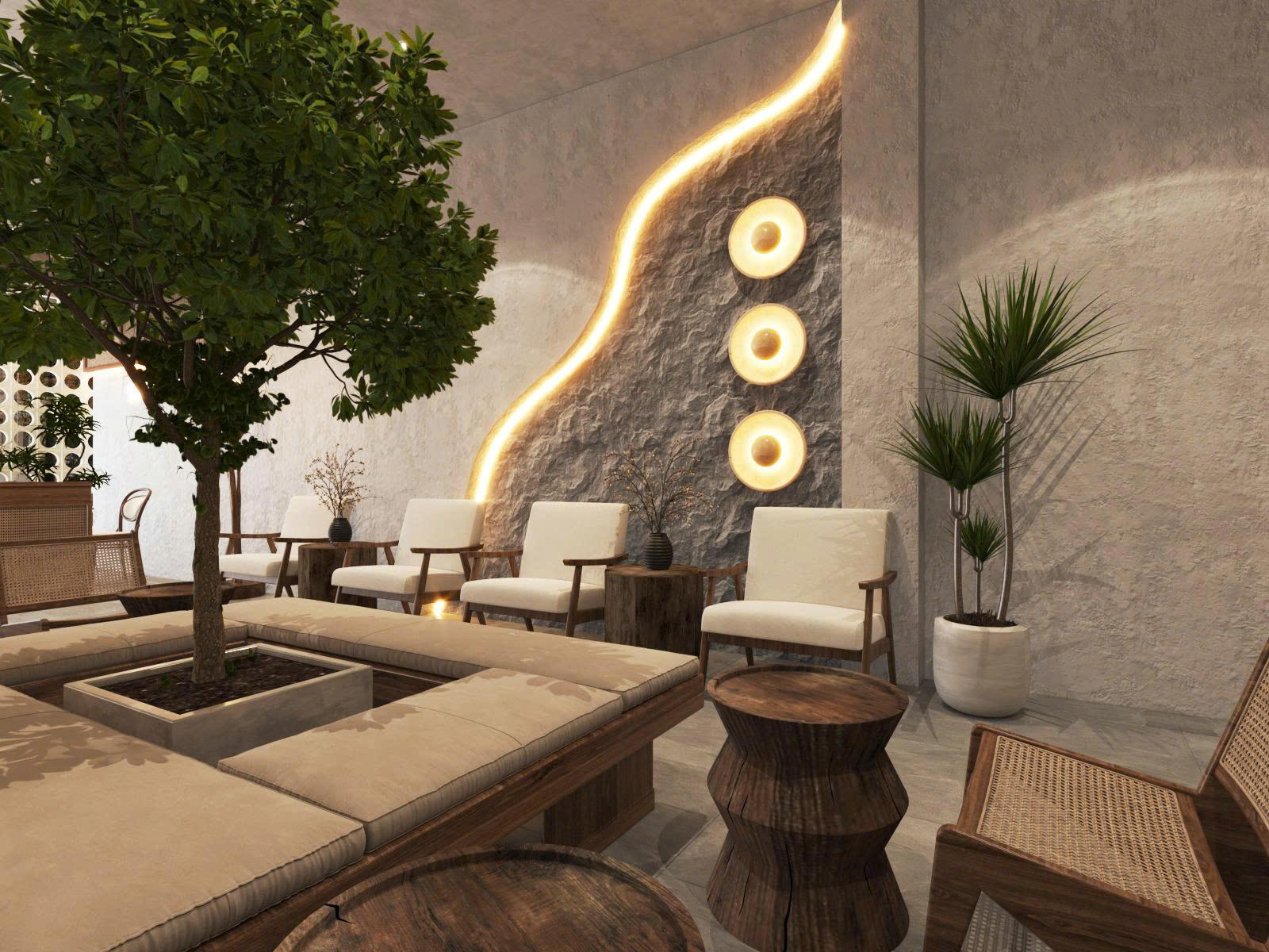 Post-treatment relaxation area at NAP